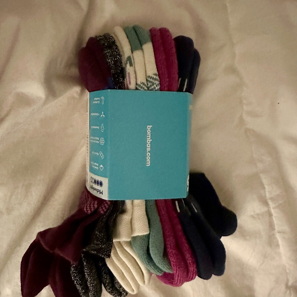 Bombas Women’s Multicolor Sock 6 Pack